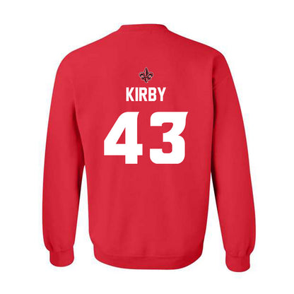 Louisiana - NCAA Baseball : Drew Kirby - Crewneck Sweatshirt Sports Shersey