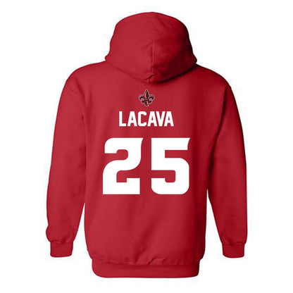 Louisiana - NCAA Baseball : Jayce LaCava - Generic Shersey Hooded Sweatshirt-1