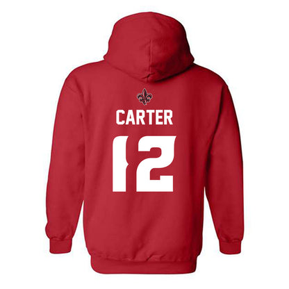 Louisiana - NCAA Baseball : Garret Carter - Generic Shersey Hooded Sweatshirt-1