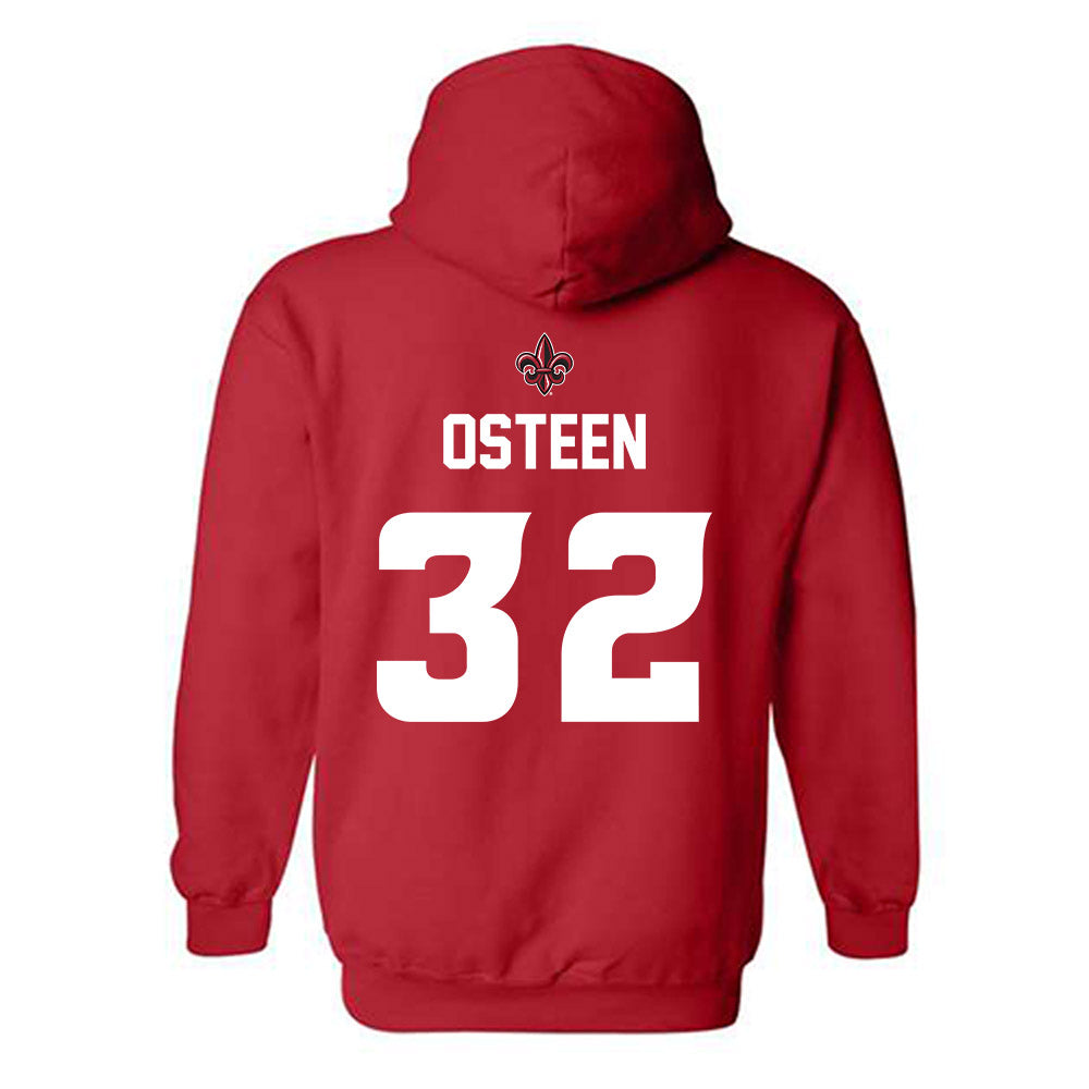 Louisiana - NCAA Baseball : Matthew Osteen - Generic Shersey Hooded Sweatshirt-1