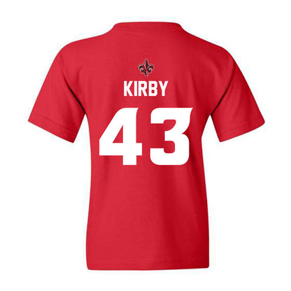 Louisiana - NCAA Baseball : Drew Kirby - Youth T-Shirt Sports Shersey
