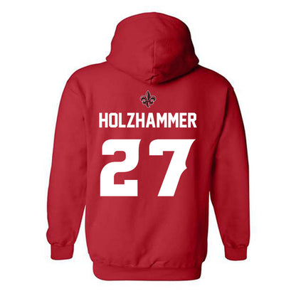 Louisiana - NCAA Baseball : Matthew Holzhammer - Hooded Sweatshirt Sports Shersey