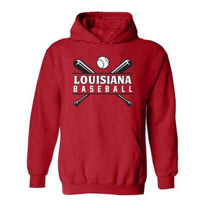 Louisiana - NCAA Baseball : Garret Carter - Generic Shersey Hooded Sweatshirt-0