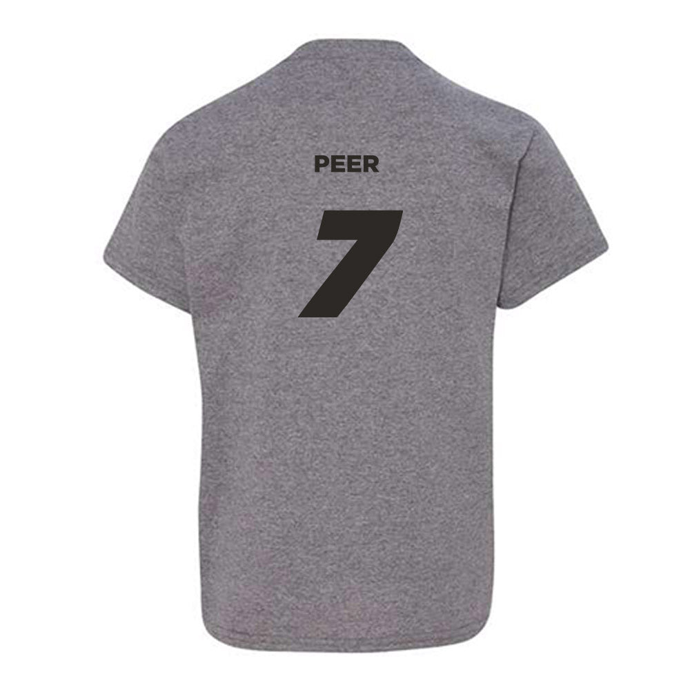 Missouri - NCAA Baseball : Kaden Peer - Sports Shersey Youth T-Shirt-1
