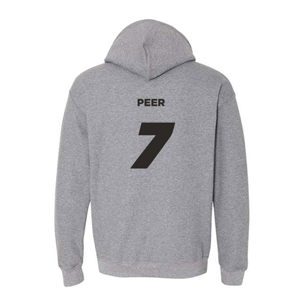Missouri - NCAA Baseball : Kaden Peer - Sports Shersey Hooded Sweatshirt-1