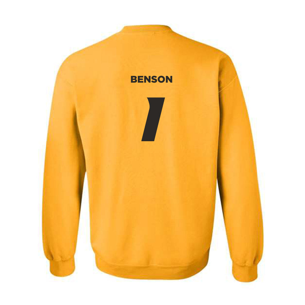 Missouri - NCAA Baseball : Cameron Benson - Sports Shersey Crewneck Sweatshirt-1
