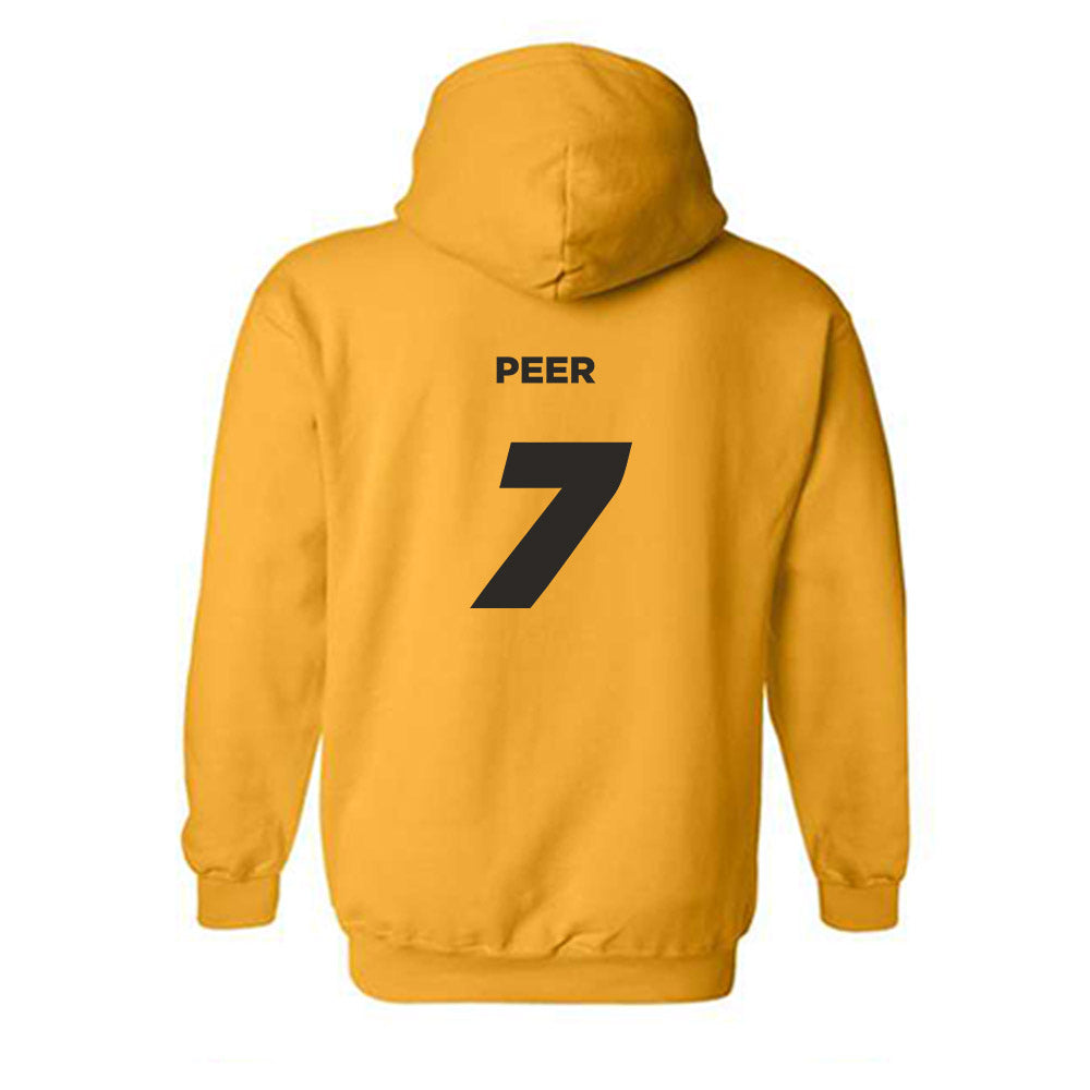 Missouri - NCAA Baseball : Kaden Peer - Sports Shersey Hooded Sweatshirt-1
