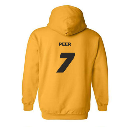 Missouri - NCAA Baseball : Kaden Peer - Sports Shersey Hooded Sweatshirt-1