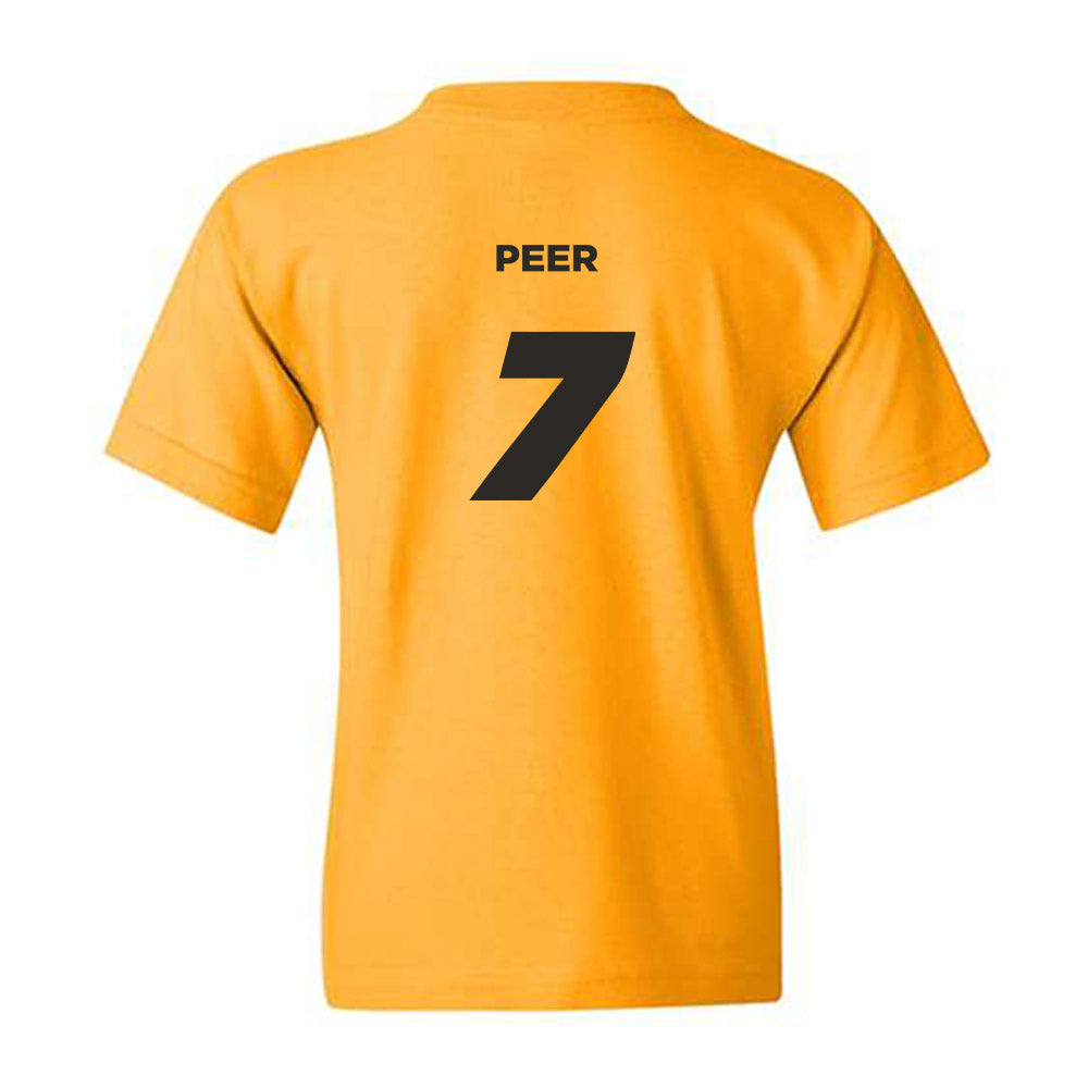 Missouri - NCAA Baseball : Kaden Peer - Sports Shersey Youth T-Shirt-1