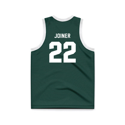 Michigan State - NCAA Women's Basketball : Moira Joiner - Green Basketball Jersey