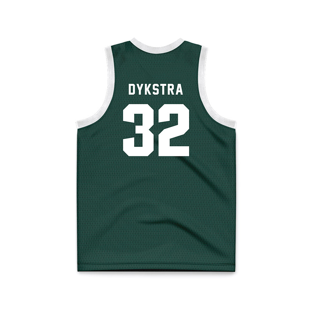 Michigan State - NCAA Women's Basketball : Marah Dykstra - Green Basketball Jersey-1