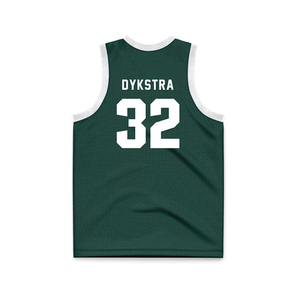 Michigan State - NCAA Women's Basketball : Marah Dykstra - Green Basketball Jersey-1