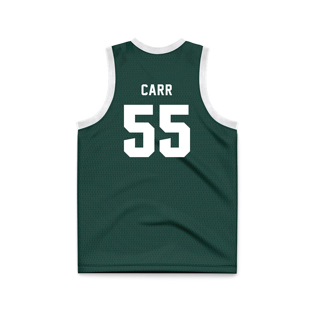 Michigan State - NCAA Men's Basketball : Coen Carr - Green Basketball Jersey-1