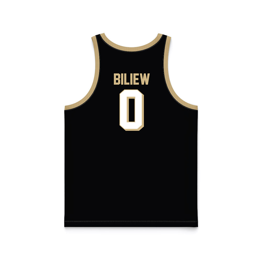 Wake Forest - NCAA Men's Basketball : Omaha Biliew - Black Basketball Jersey