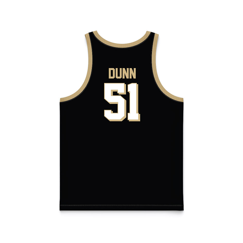 Wake Forest - NCAA Men's Basketball : Kevin Dunn - Black Basketball Jersey