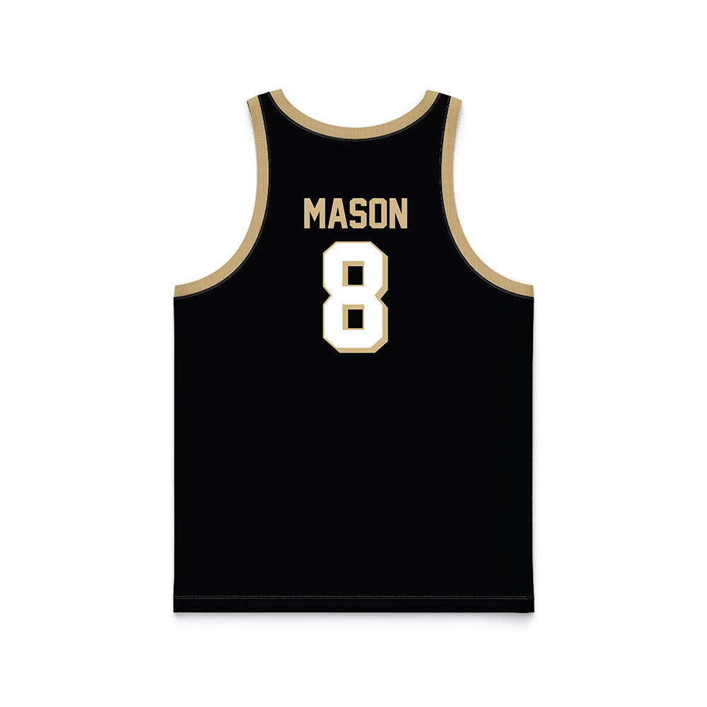 Wake Forest - NCAA Men's Basketball : Mekhi Mason - Black Basketball Jersey-1