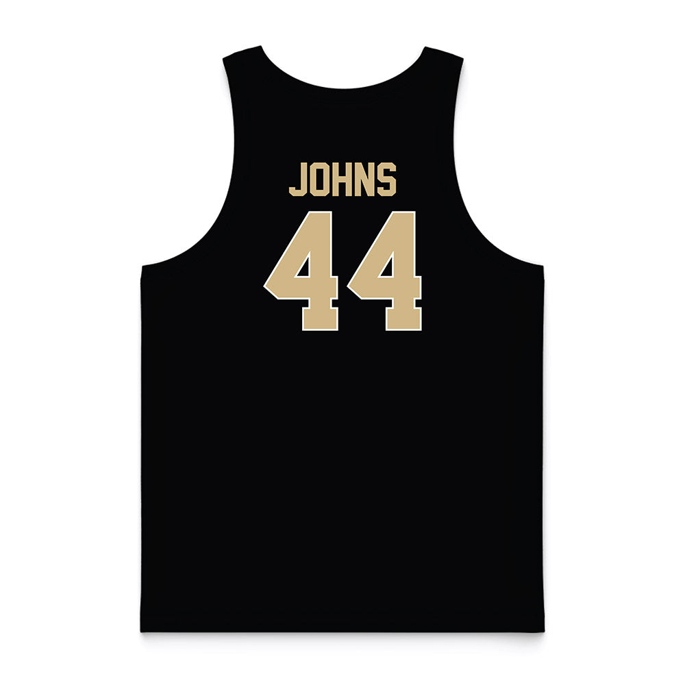 Wake Forest - NCAA Women's Basketball : Emily Johns - Black Basketball Jersey