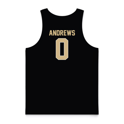 Wake Forest - NCAA Women's Basketball : Alyssa Andrews - Black Basketball Jersey