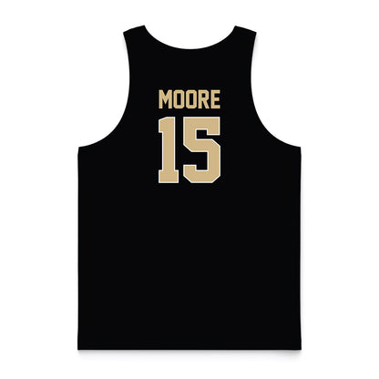 Wake Forest - NCAA Women's Basketball : Kennedy Moore - Black Basketball Jersey