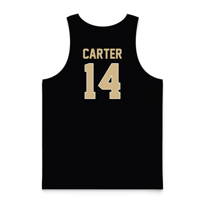 Wake Forest - NCAA Women's Basketball : Mary Carter - Black Basketball Jersey-1