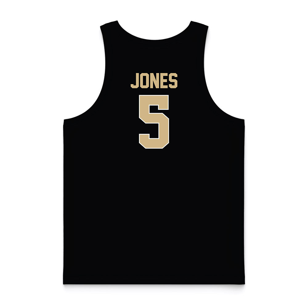 Wake Forest - NCAA Women's Basketball : Caitlyn Jones - Black Basketball Jersey-1