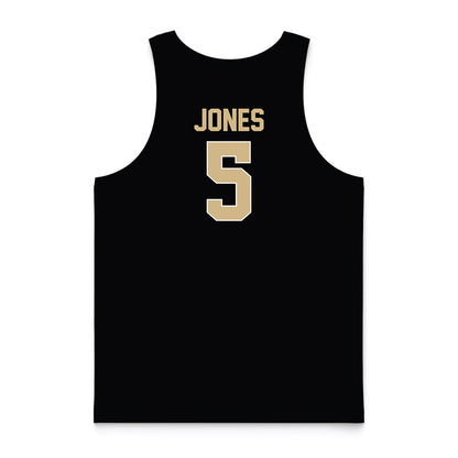 Wake Forest - NCAA Women's Basketball : Caitlyn Jones - Black Basketball Jersey-1