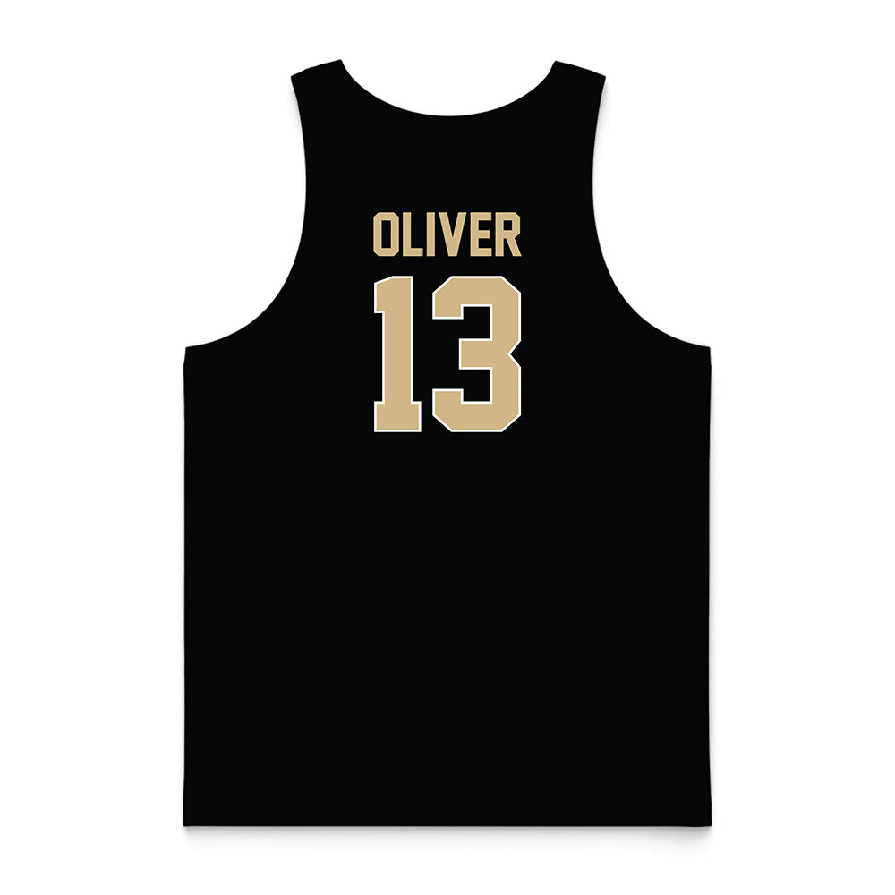 Wake Forest - NCAA Women's Basketball : Grace Oliver - Black Basketball Jersey-1