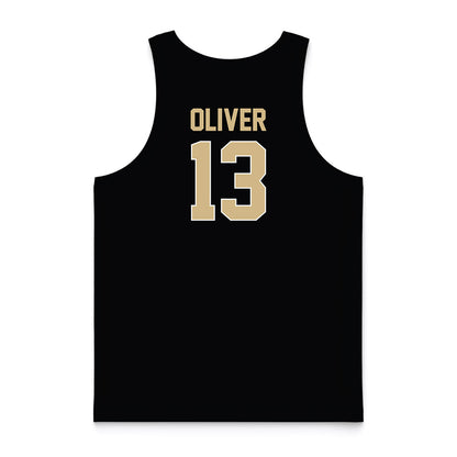 Wake Forest - NCAA Women's Basketball : Grace Oliver - Black Basketball Jersey-1