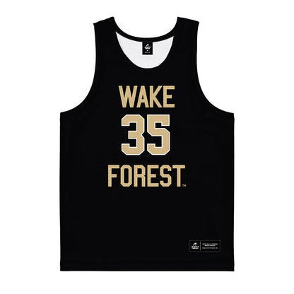 Wake Forest - NCAA Women's Basketball : Grace Galbavy - Black Basketball Jersey-0