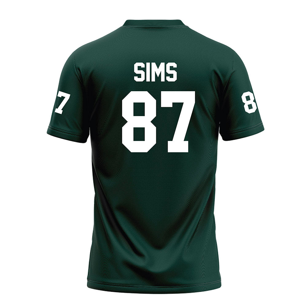 Michigan State - NCAA Football : Dyson Sims - Green Football Jersey