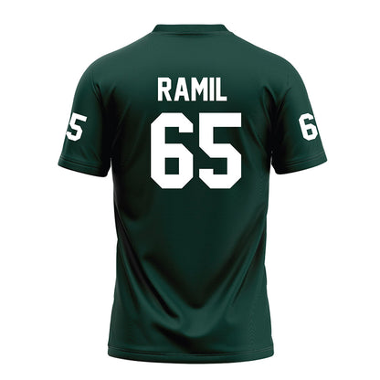 Michigan State - NCAA Football : Stanton Ramil - Green Football Jersey