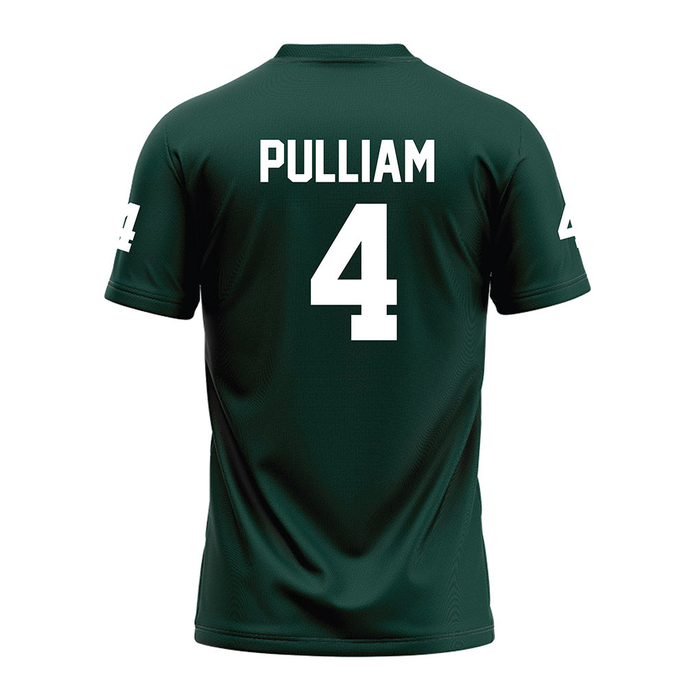 Michigan State - NCAA Football : Marcellius Pulliam - Green Football Jersey-1
