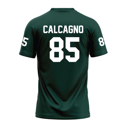 Michigan State - NCAA Football : Grant Calcagno - Green Football Jersey