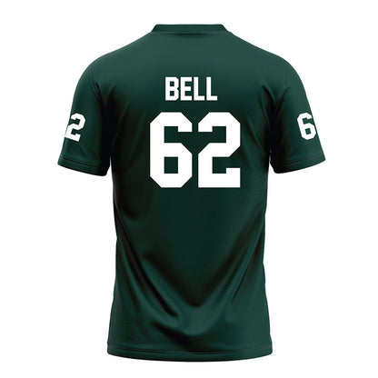 Michigan State - NCAA Football : Justin Bell - Green Football Jersey-1