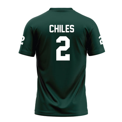 Michigan State - NCAA Football : Aidan Chiles - Green Football Jersey