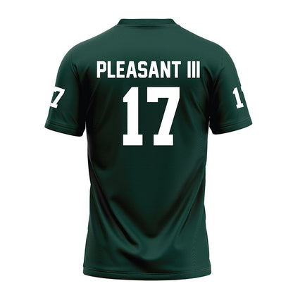 Michigan State - NCAA Football : Eddie Pleasant III - Green Football Jersey