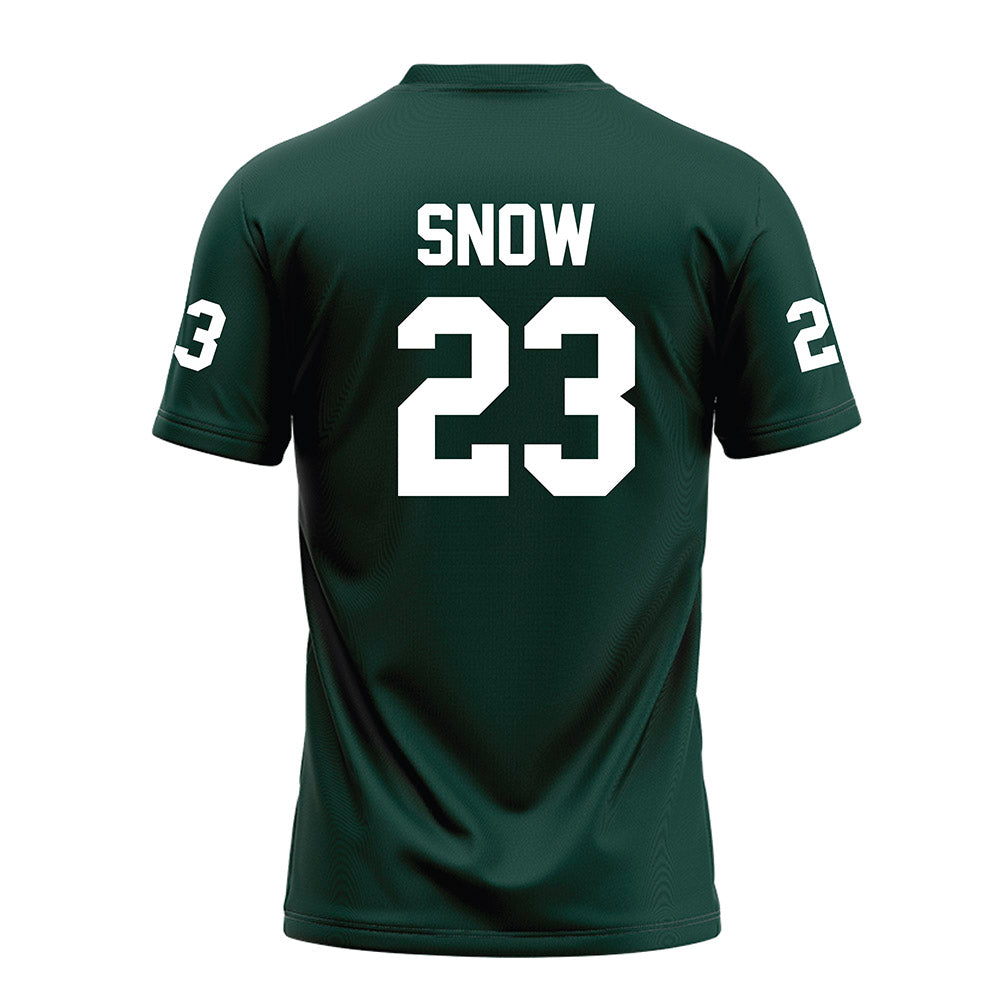Michigan State - NCAA Football : Darius Snow - Green Football Jersey-1