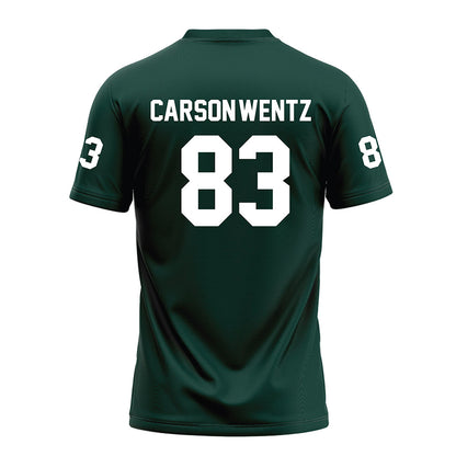 Michigan State - NCAA Football : Jack Carson-wentz - Green Football Jersey-1