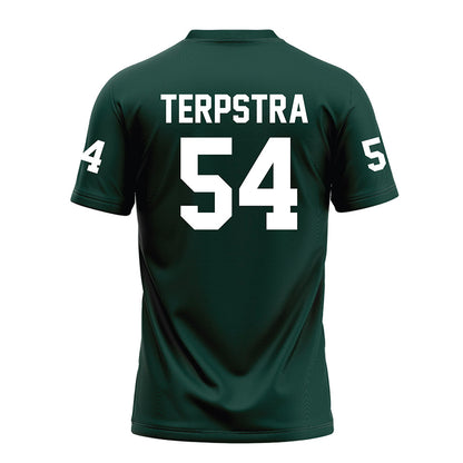 Michigan State - NCAA Football : Cooper Terpstra - Green Football Jersey