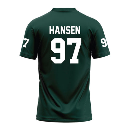 Michigan State - NCAA Football : Maverick Hansen - Green Football Jersey