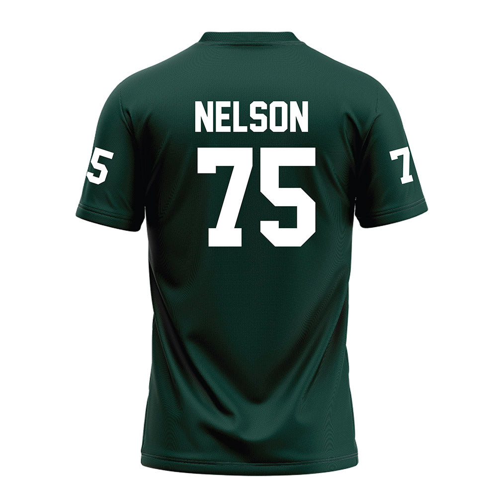 Michigan State - NCAA Football : Ben Nelson - Green Football Jersey