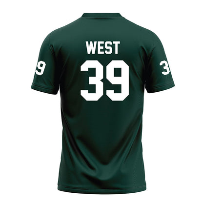 Michigan State - NCAA Football : Elisha West - Green Football Jersey-1