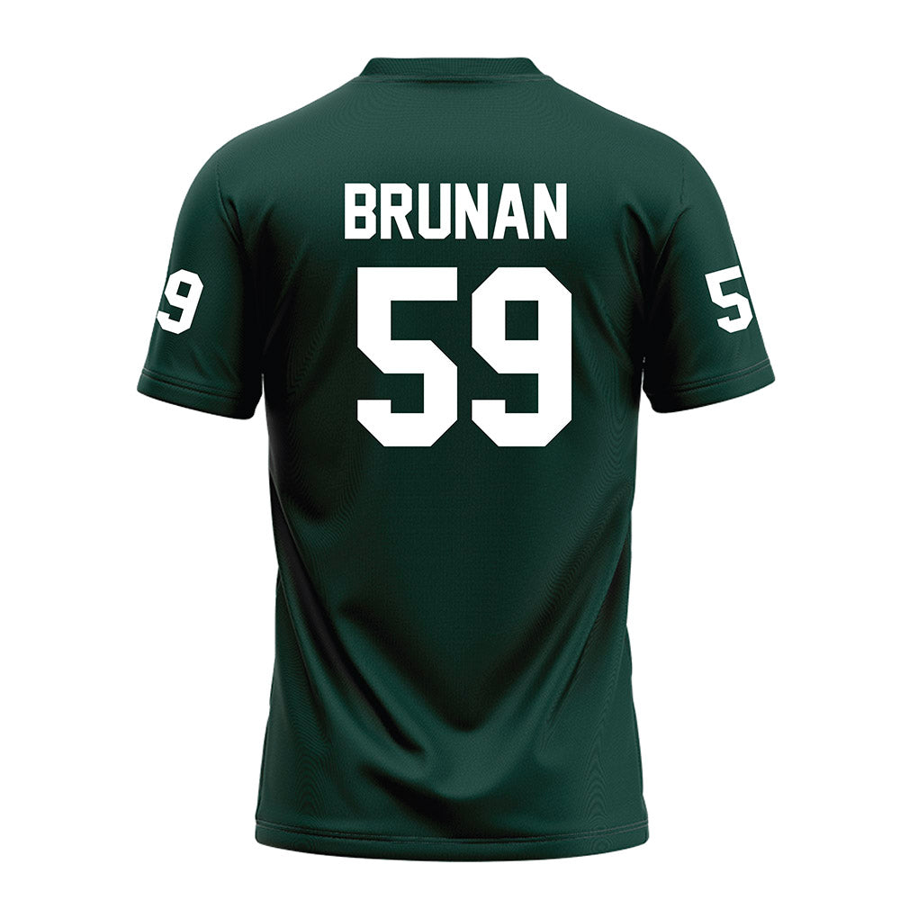 Michigan State - NCAA Football : Kyler Brunan - Green Football Jersey