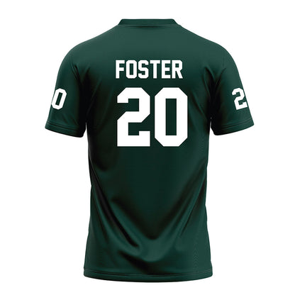 Michigan State - NCAA Football : Shawn Foster - Green Football Jersey