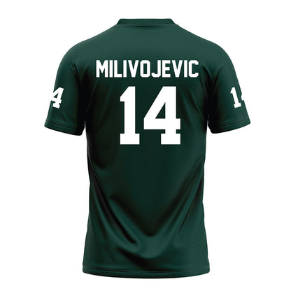 Michigan State - NCAA Football : Alessio Milivojevic - Green Football Jersey