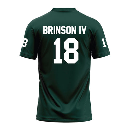 Michigan State - NCAA Football : Andrew Brinson IV - Green Football Jersey