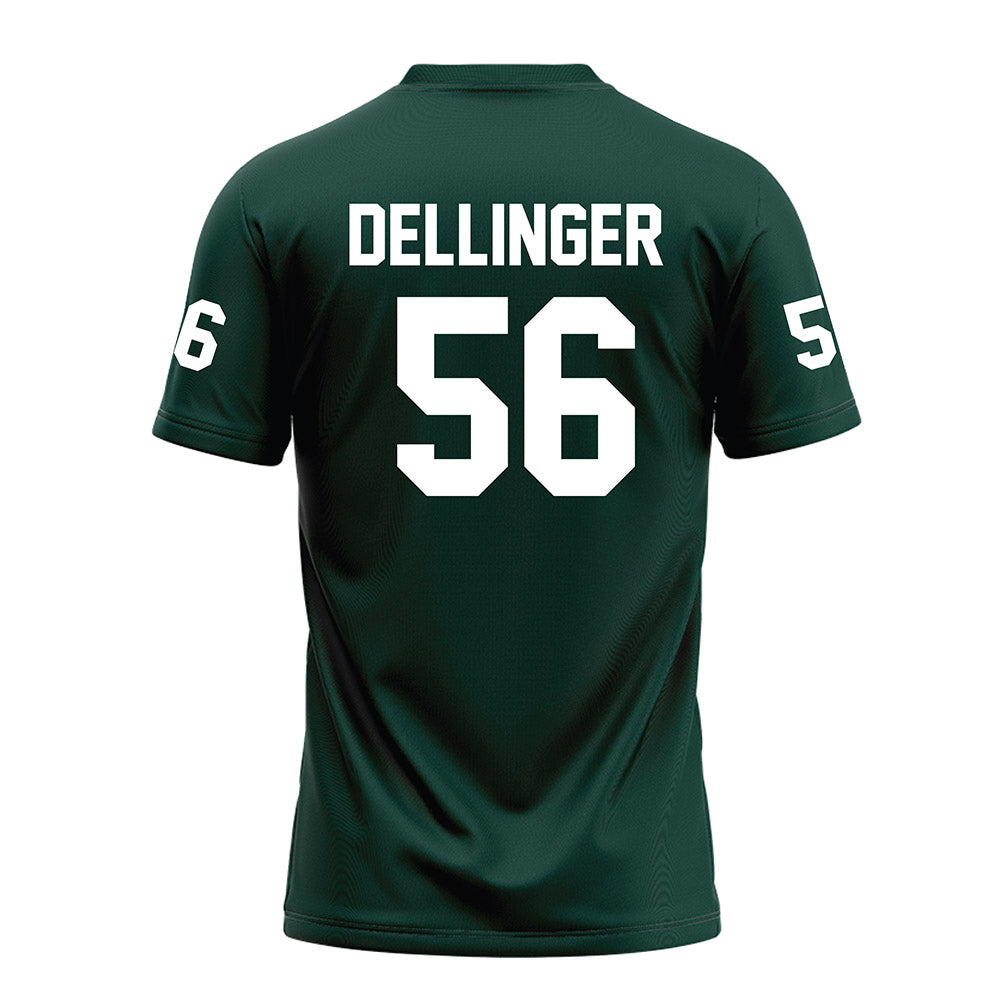 Michigan State - NCAA Football : Cole Dellinger - Green Football Jersey