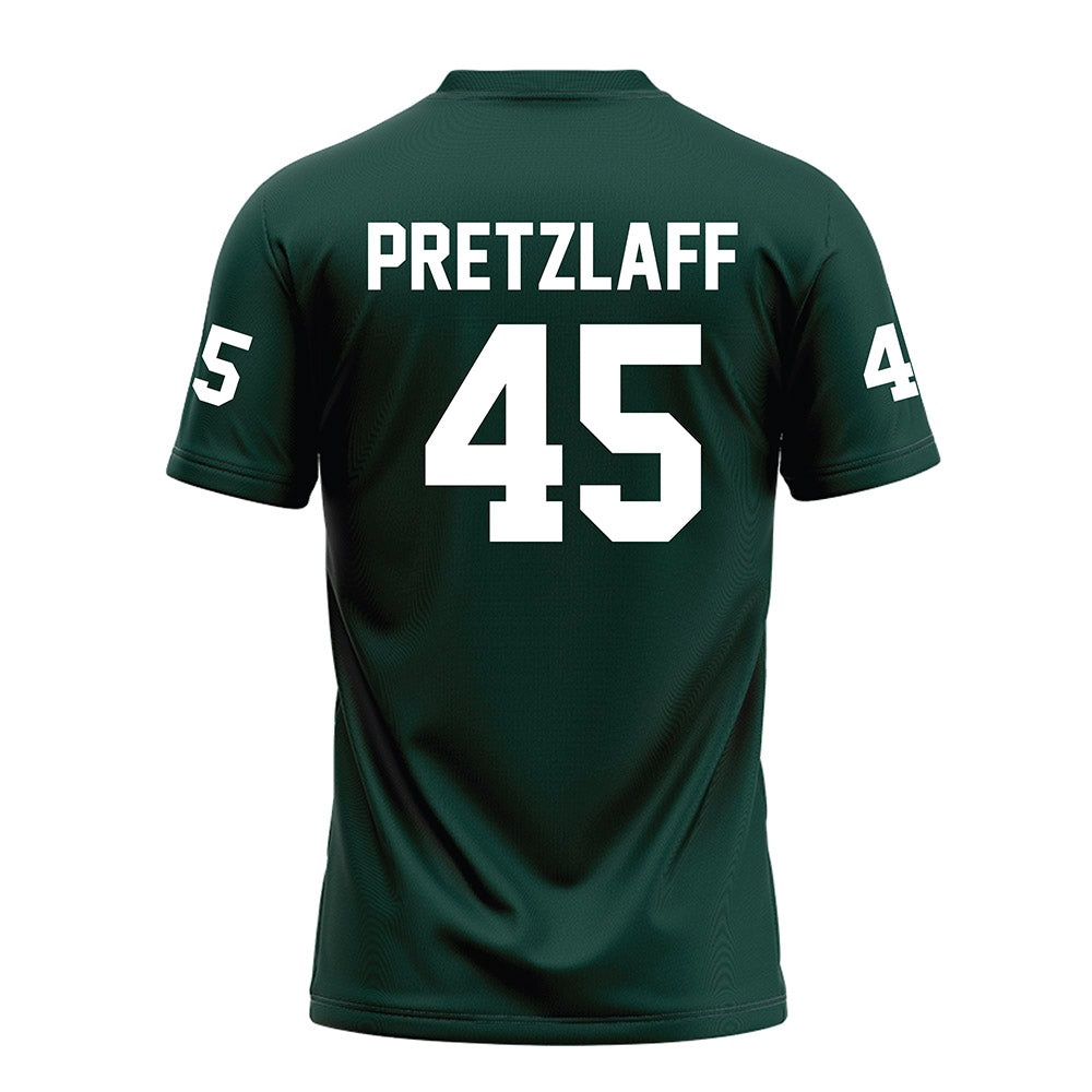 Michigan State - NCAA Football : Brady Pretzlaff - Green Football Jersey