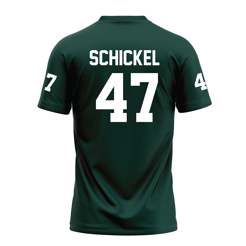 Michigan State - NCAA Football : Kaden Schickel - Green Football Jersey-1