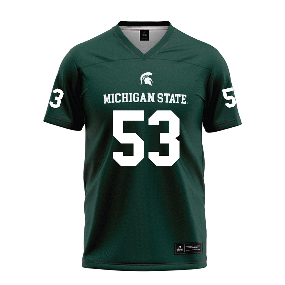 Michigan State - NCAA Football : Brandon Baldwin - Green Football Jersey